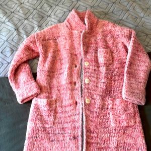 Sundance salmon Multicolored wool coat in great condition